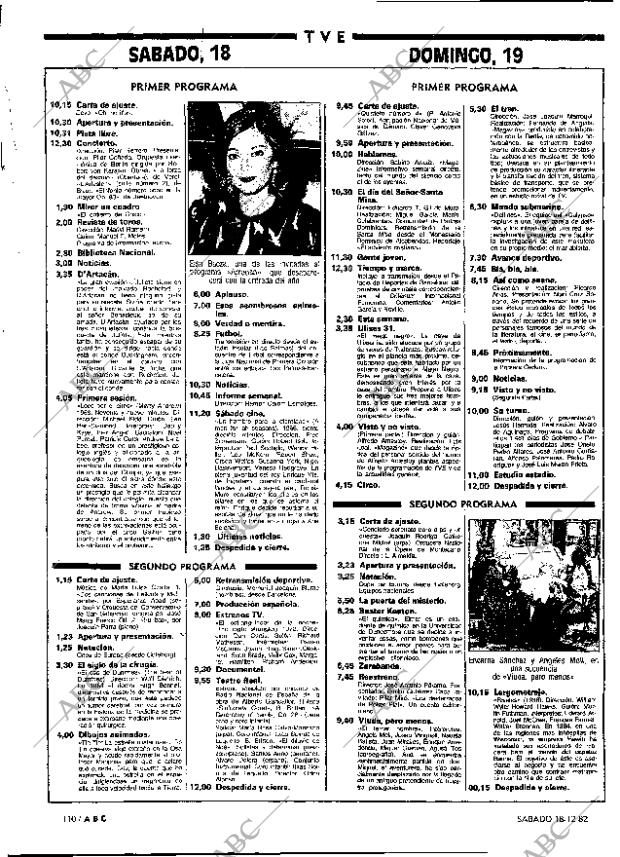 ABC MADRID 18-12-1982 página 110