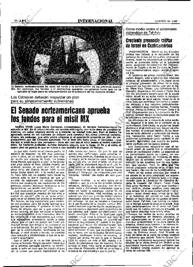 ABC MADRID 18-12-1982 página 18