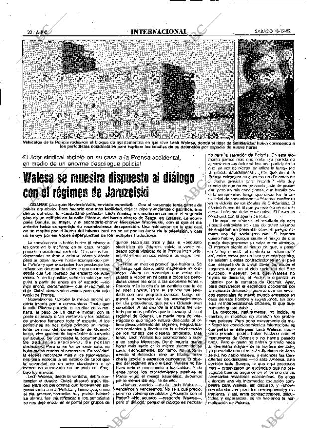 ABC MADRID 18-12-1982 página 20