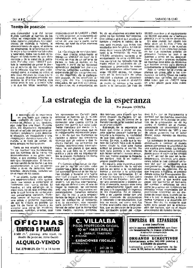 ABC MADRID 18-12-1982 página 26