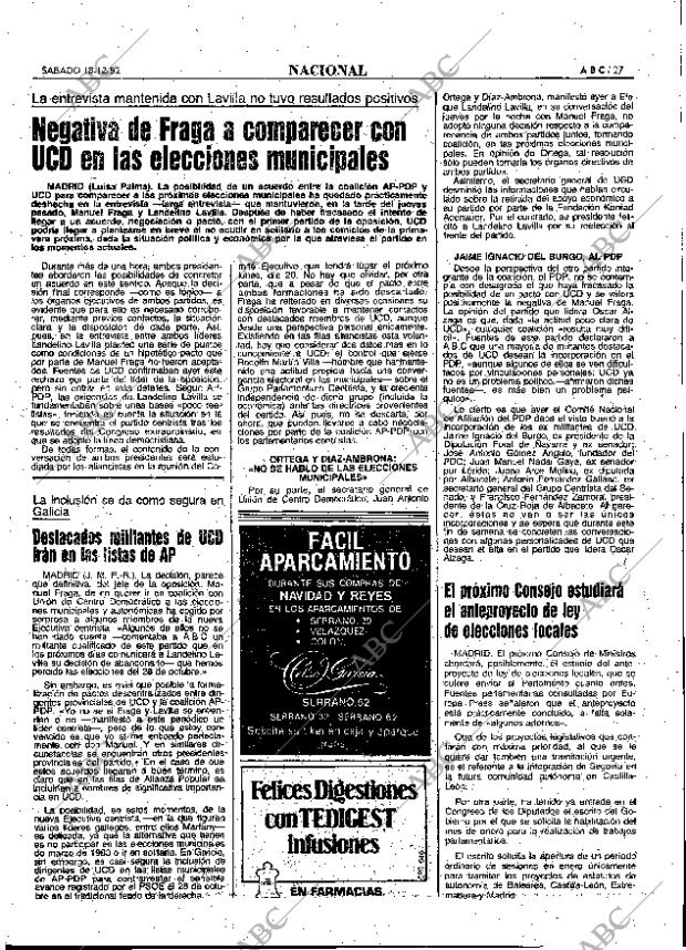 ABC MADRID 18-12-1982 página 27