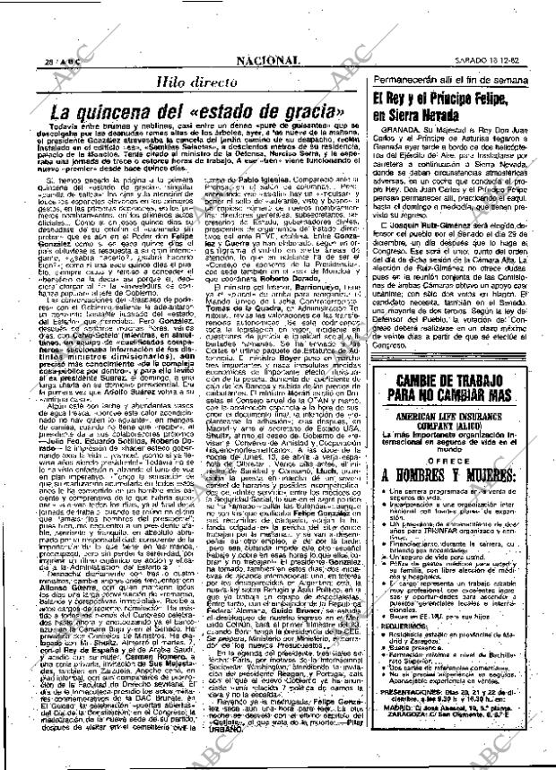 ABC MADRID 18-12-1982 página 28
