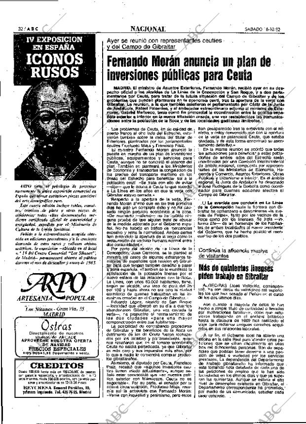 ABC MADRID 18-12-1982 página 32