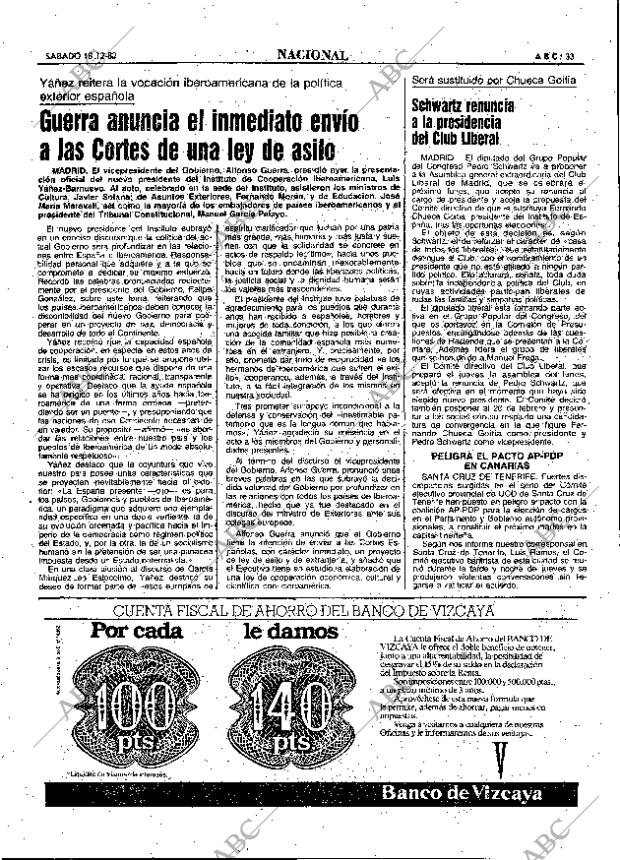 ABC MADRID 18-12-1982 página 33