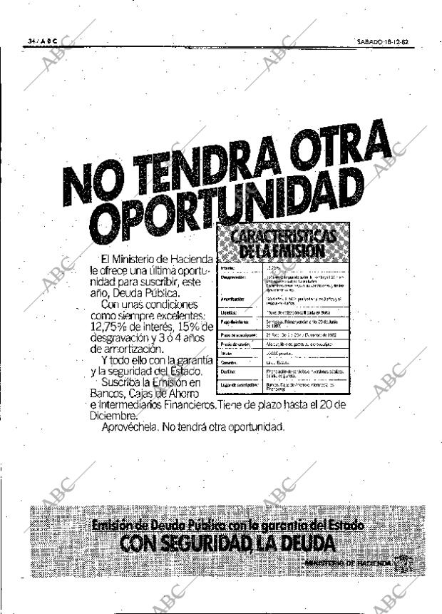 ABC MADRID 18-12-1982 página 34
