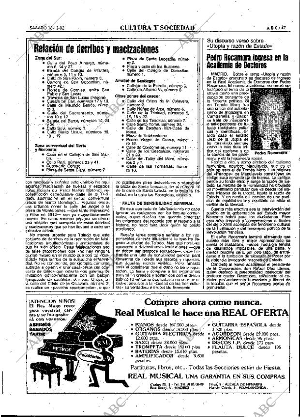 ABC MADRID 18-12-1982 página 47