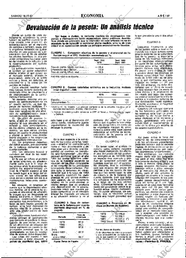 ABC MADRID 18-12-1982 página 69