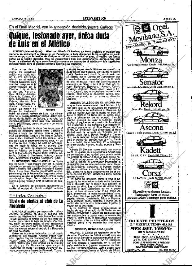 ABC MADRID 18-12-1982 página 75