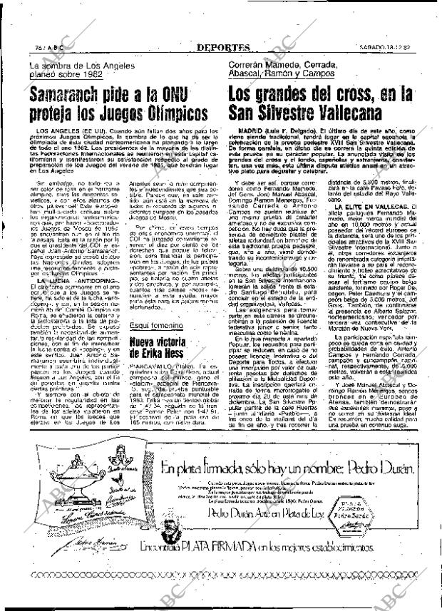 ABC MADRID 18-12-1982 página 76