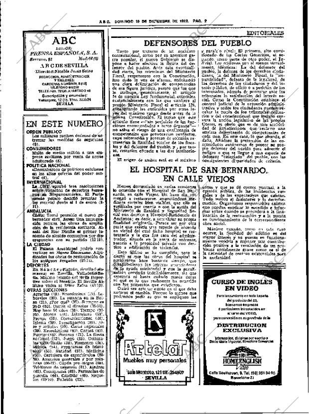 ABC SEVILLA 19-12-1982 página 18