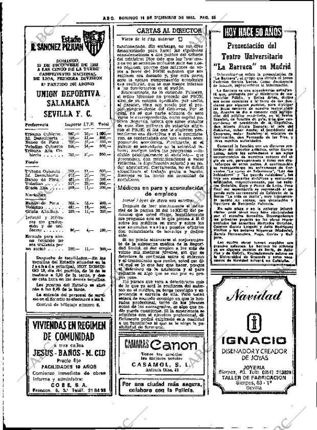 ABC SEVILLA 19-12-1982 página 52