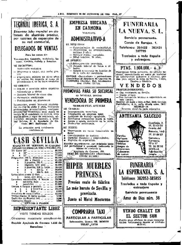 ABC SEVILLA 19-12-1982 página 83