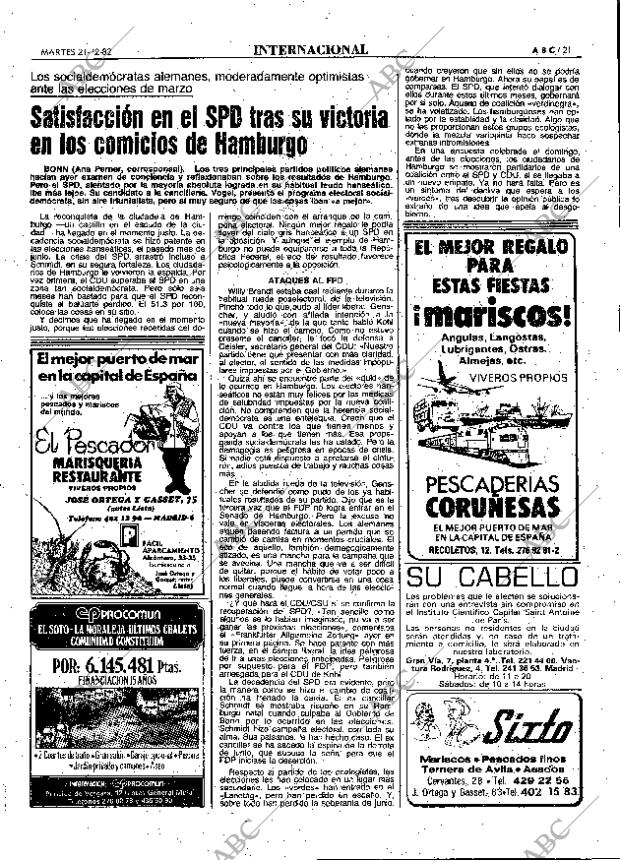 ABC MADRID 21-12-1982 página 21