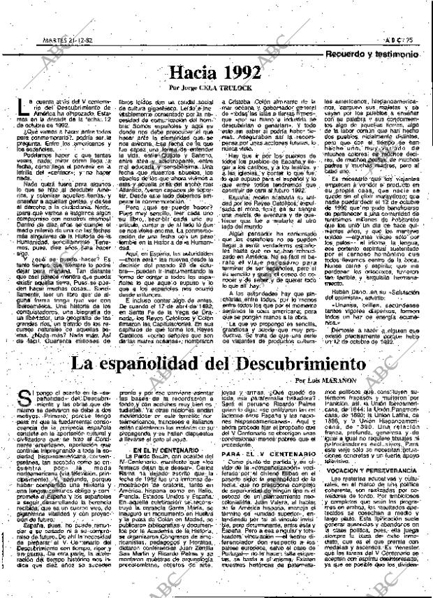 ABC MADRID 21-12-1982 página 25
