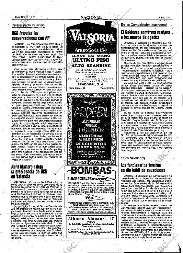 ABC MADRID 21-12-1982 página 31