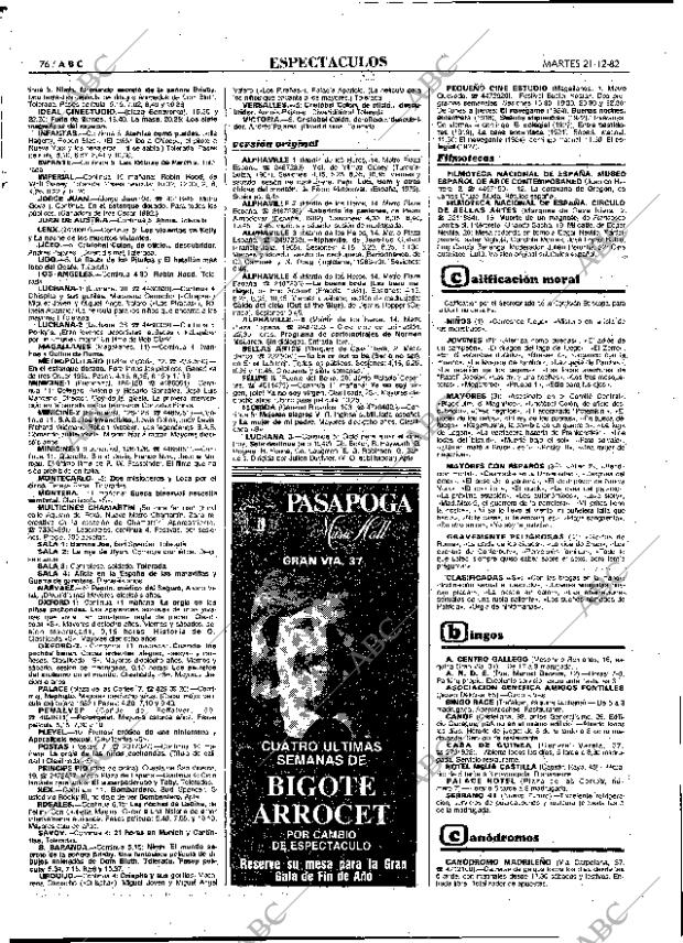 ABC MADRID 21-12-1982 página 76