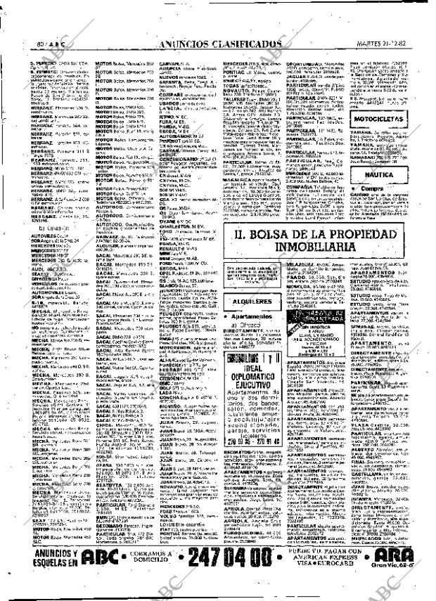 ABC MADRID 21-12-1982 página 80