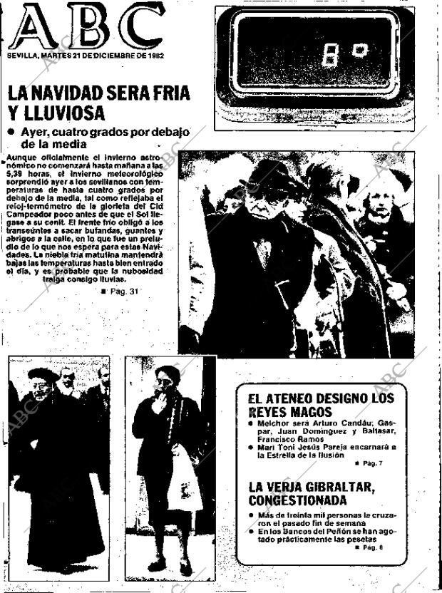 ABC SEVILLA 21-12-1982 página 1