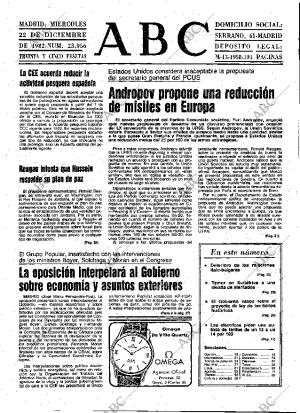 ABC MADRID 22-12-1982 página 17