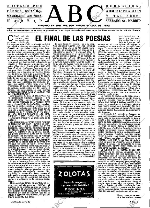 ABC MADRID 22-12-1982 página 3