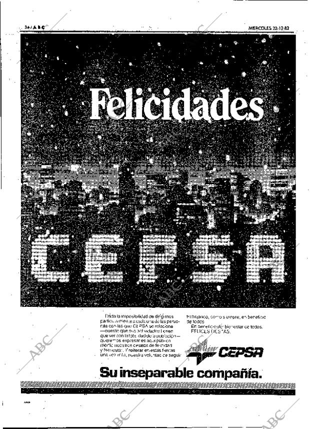 ABC MADRID 22-12-1982 página 34