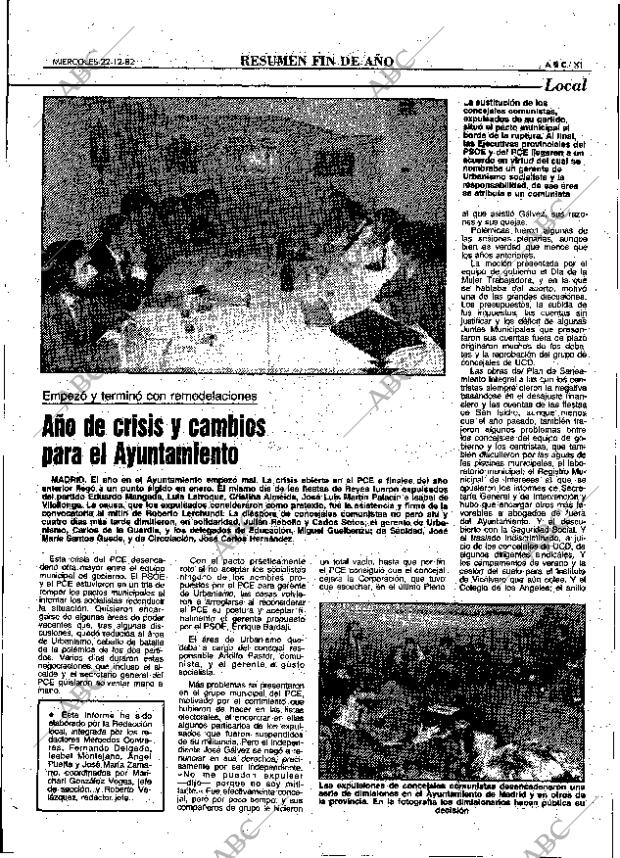 ABC MADRID 22-12-1982 página 57