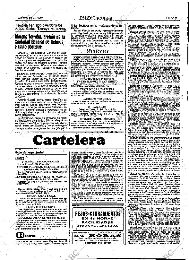 ABC MADRID 22-12-1982 página 69