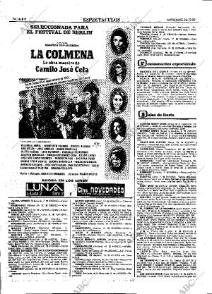 ABC MADRID 22-12-1982 página 74