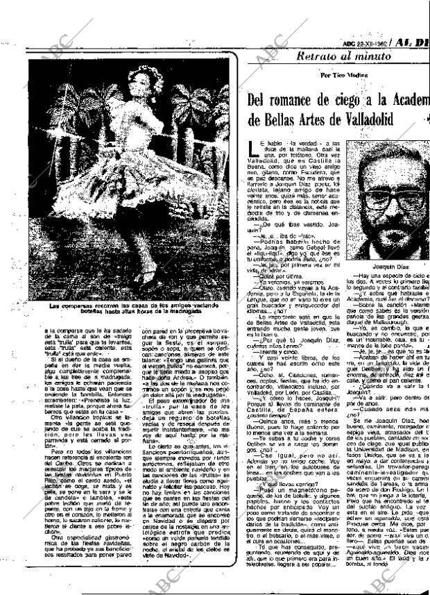 ABC MADRID 22-12-1982 página 89