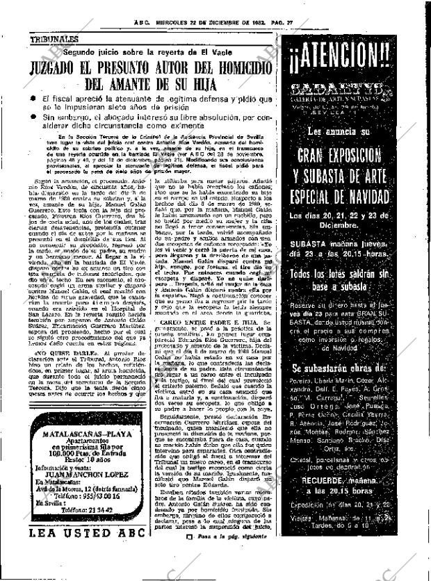 ABC SEVILLA 22-12-1982 página 43