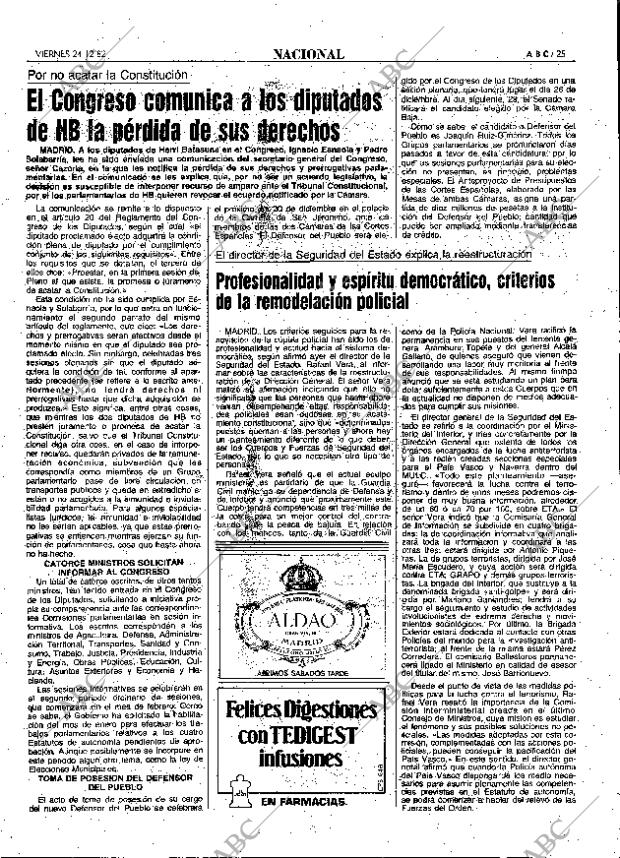 ABC MADRID 24-12-1982 página 25