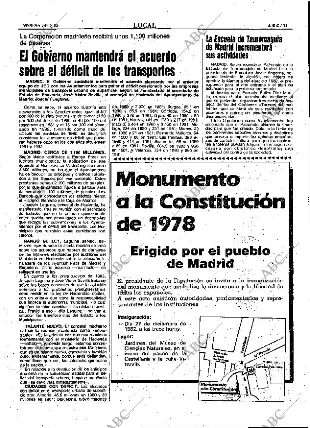 ABC MADRID 24-12-1982 página 31