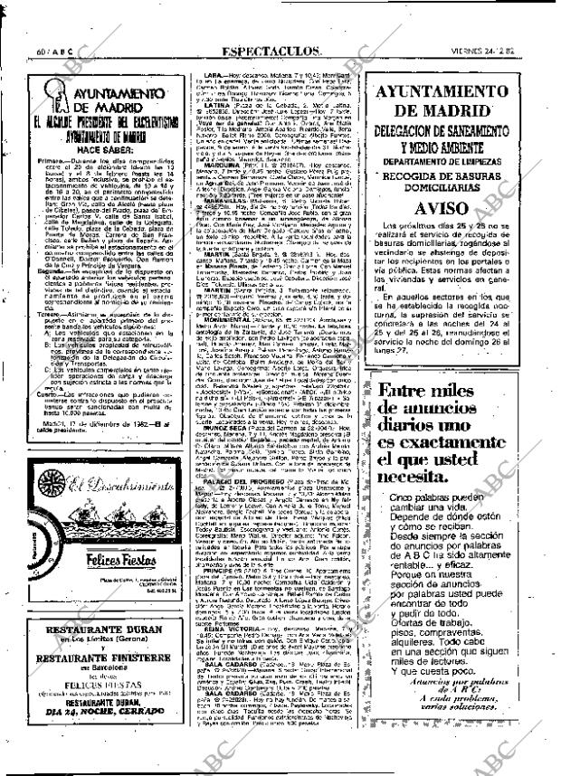 ABC MADRID 24-12-1982 página 60