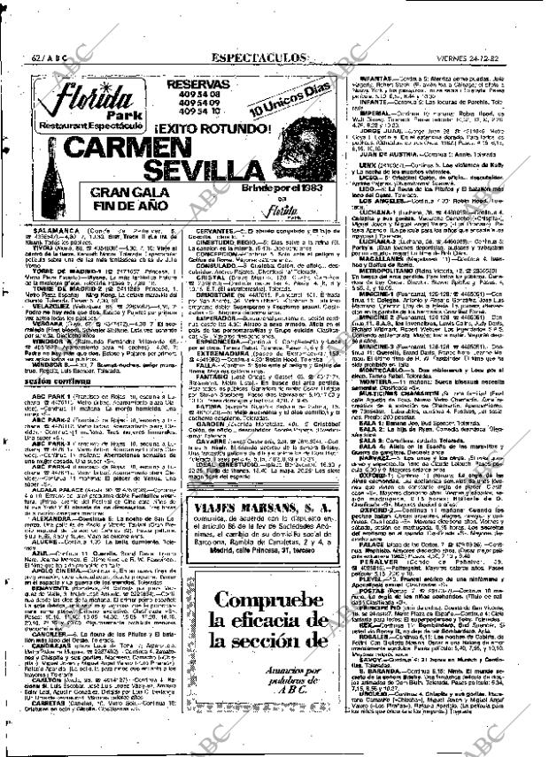 ABC MADRID 24-12-1982 página 62