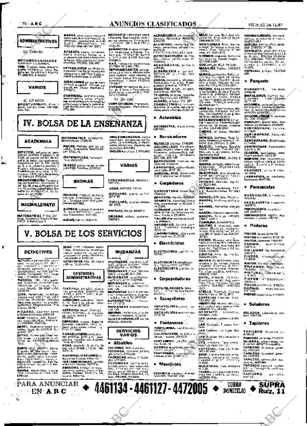 ABC MADRID 24-12-1982 página 70