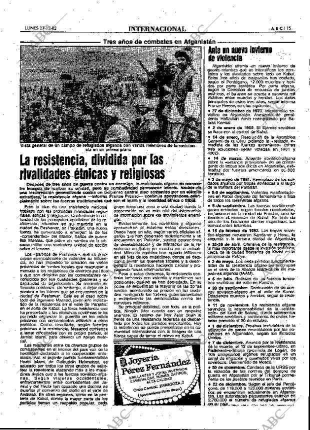 ABC MADRID 27-12-1982 página 15