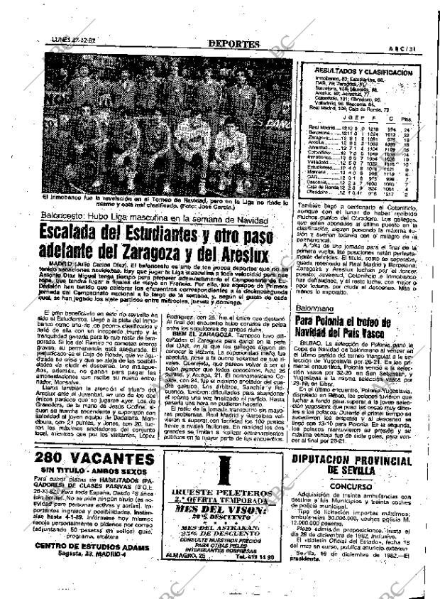 ABC MADRID 27-12-1982 página 31