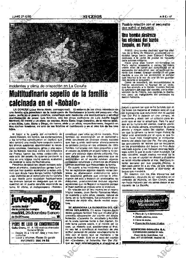 ABC MADRID 27-12-1982 página 47