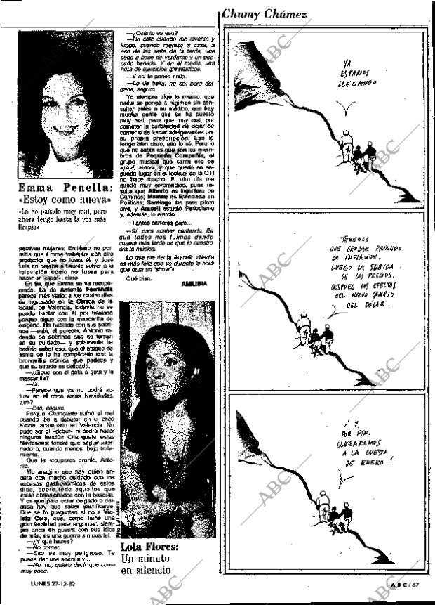 ABC MADRID 27-12-1982 página 67