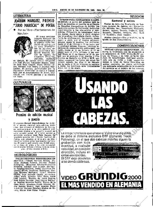 ABC SEVILLA 30-12-1982 página 51