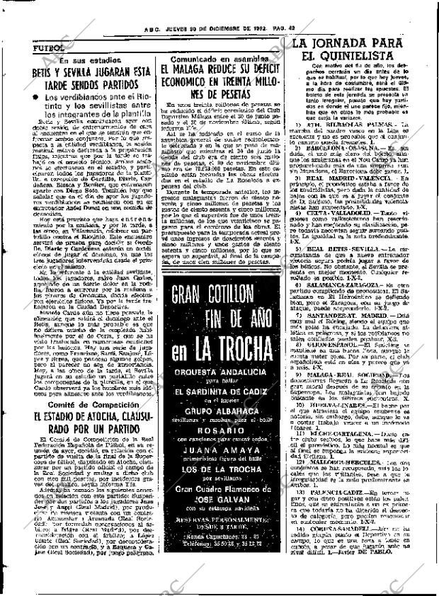 ABC SEVILLA 30-12-1982 página 58