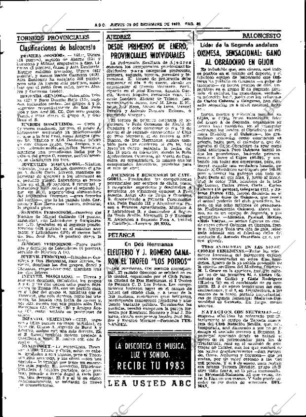 ABC SEVILLA 30-12-1982 página 62