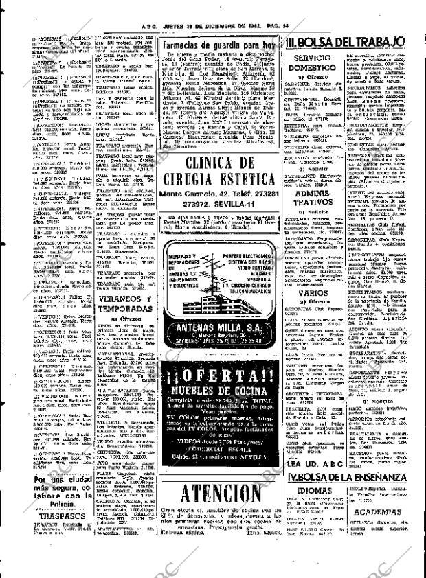 ABC SEVILLA 30-12-1982 página 74
