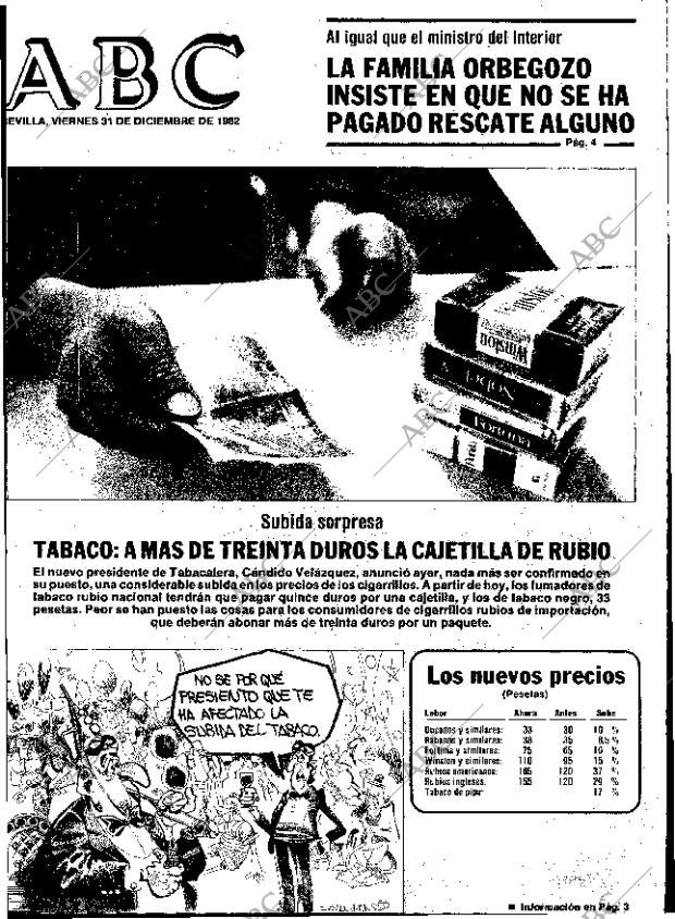 ABC SEVILLA 31-12-1982 página 1