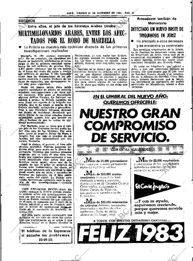 ABC SEVILLA 31-12-1982 página 43