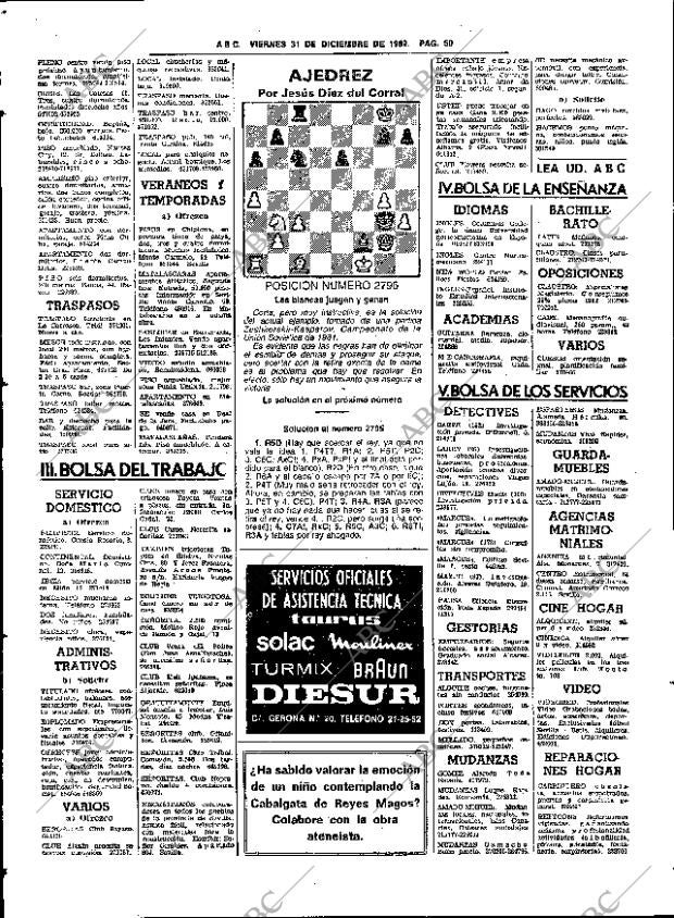 ABC SEVILLA 31-12-1982 página 62