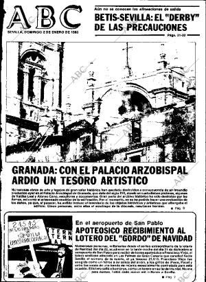 ABC SEVILLA 02-01-1983 página 1