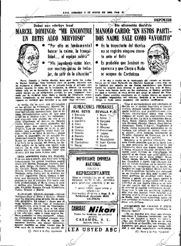 ABC SEVILLA 02-01-1983 página 43