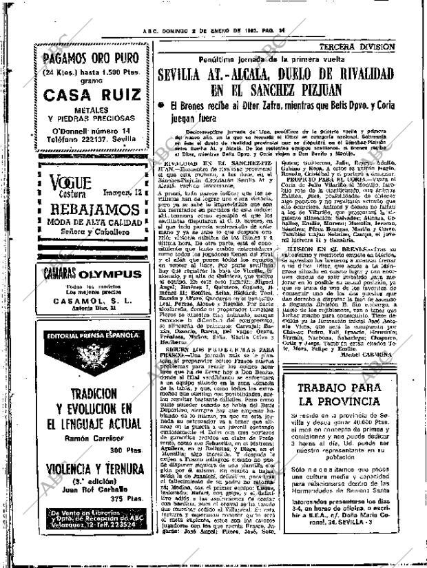 ABC SEVILLA 02-01-1983 página 46