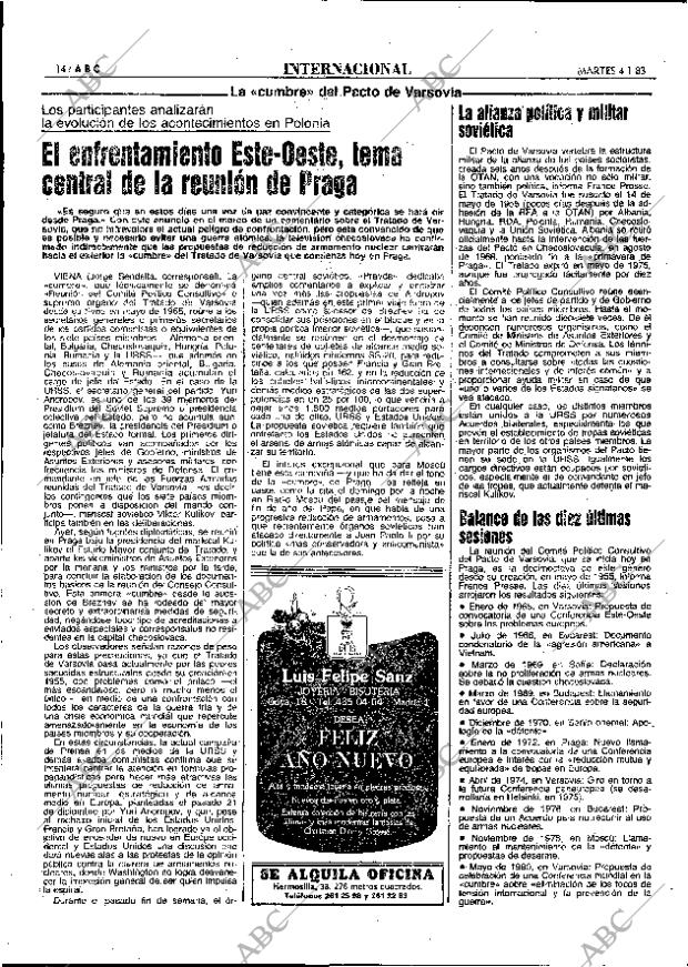 ABC MADRID 04-01-1983 página 14